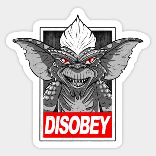 Disobey The Rules Sticker